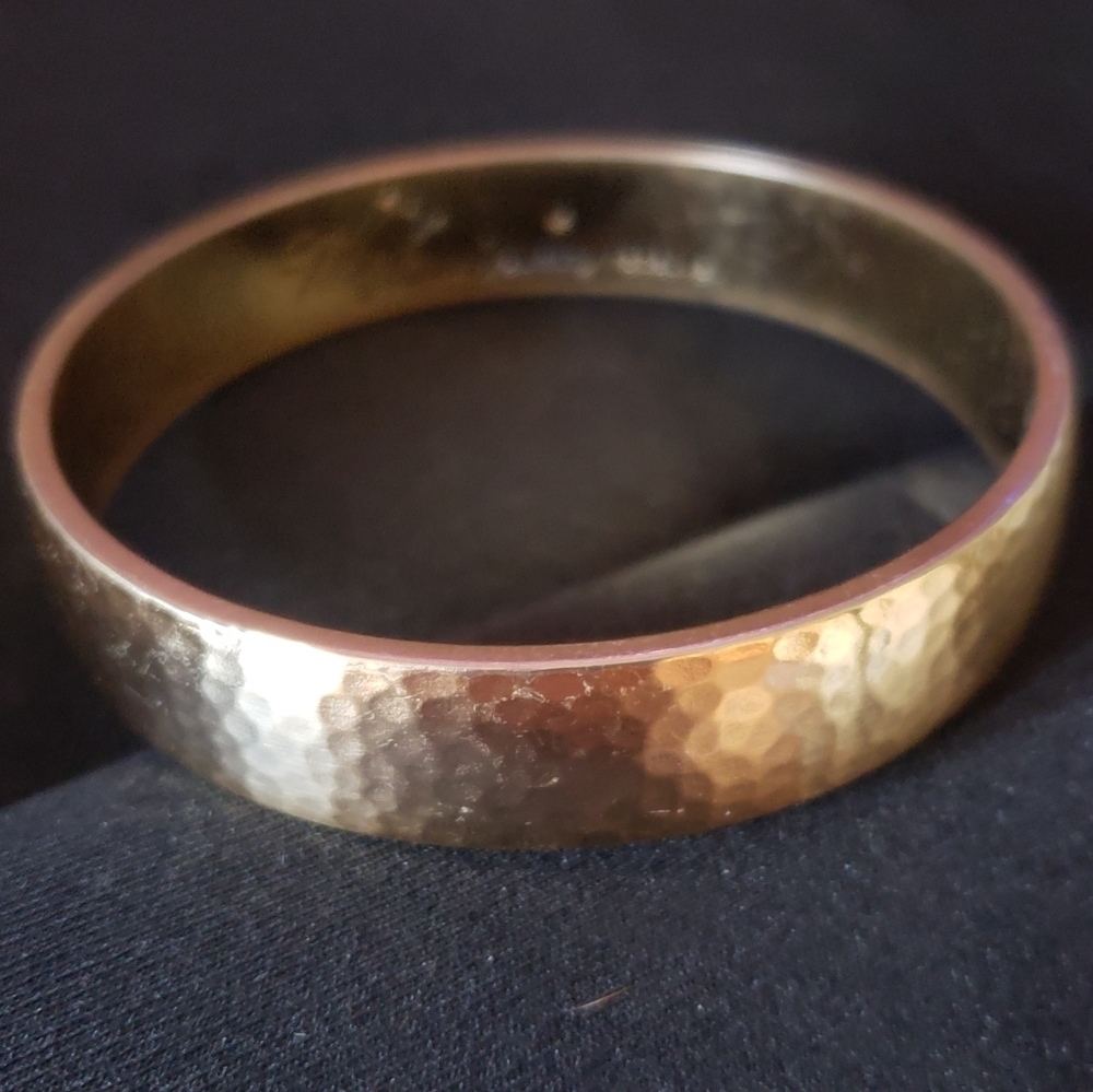 Brighton Wish Hammered Gold Tone Bangle 😍